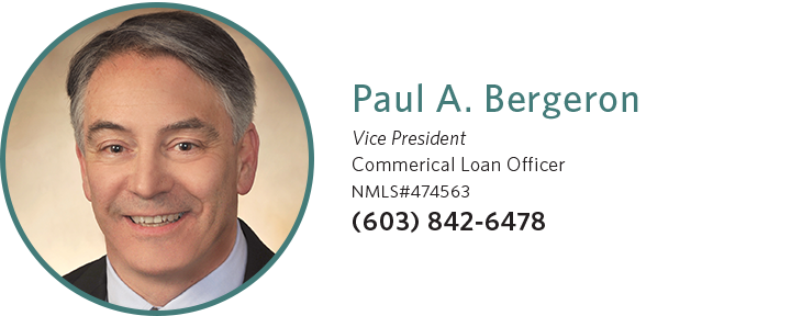 Paul Bergeron VP Commercial Loan Officer 603-842-6478